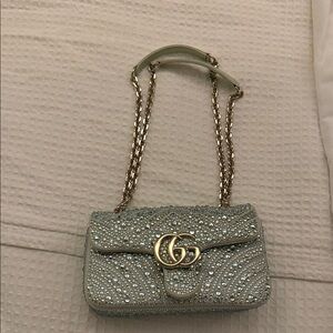 Gucci Elegant Gold and Silver Women's Bag